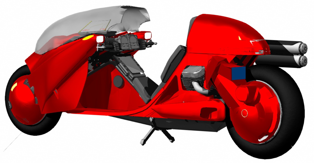 That guy who's been building a real Akira bike is on Kickstarter