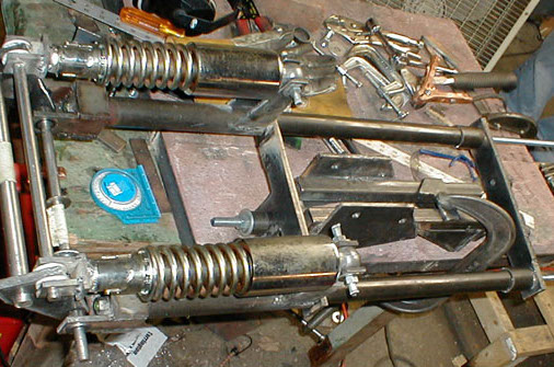 Matus1976's Akira Bike Project - constructing the front fork