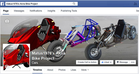 Matus1976's Akira Bike Project Facebook page